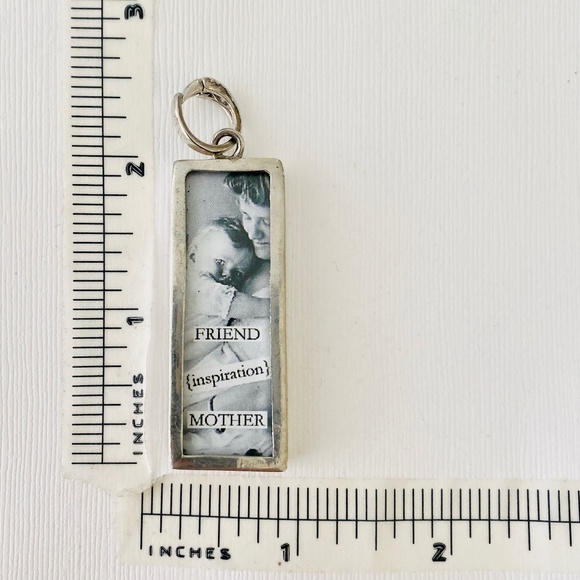 Dear Mom Pick Up Sticks Reversible Charm - Picture 2 of 2